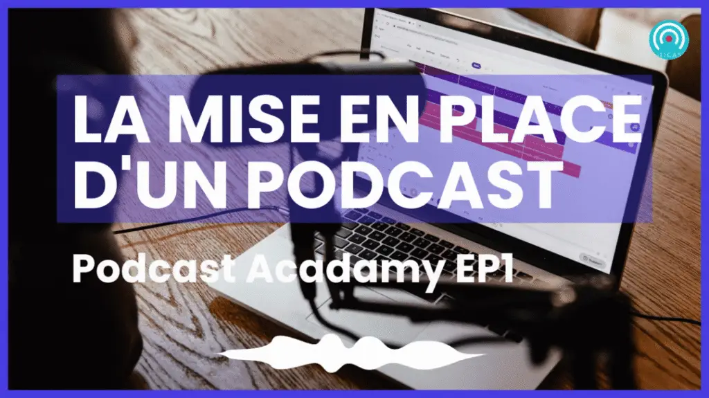 The thumbnail of the first episode of Podcast Academy.